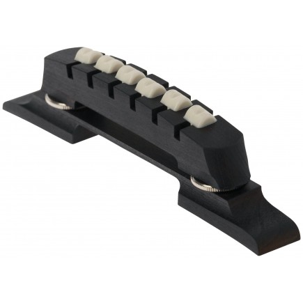 Framus Vintage Parts - Adjustable Archtop Bridge, Pear, 6-String